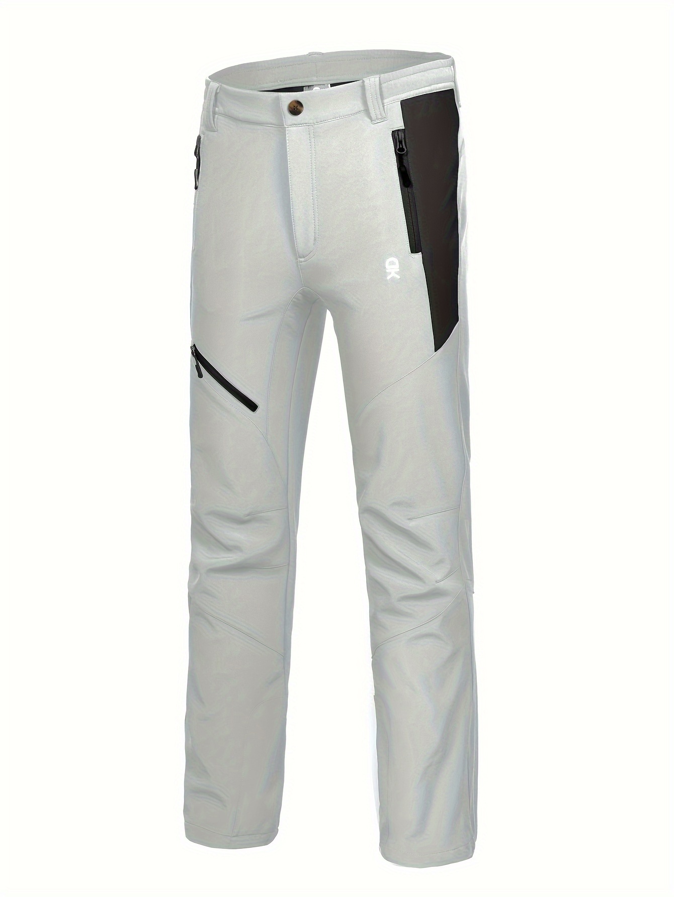 Men's Fleece Lined Softshell Hiking Pants