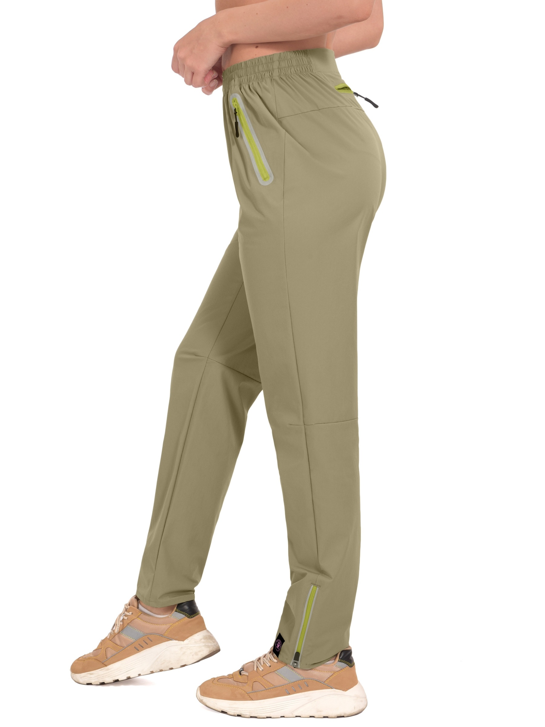 Womens ComfortFit Elastic Waist Sports Pants 