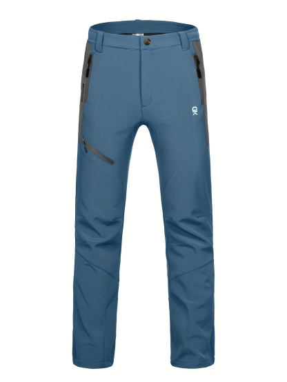 Men's Fleece Lined Softshell Hiking Pants