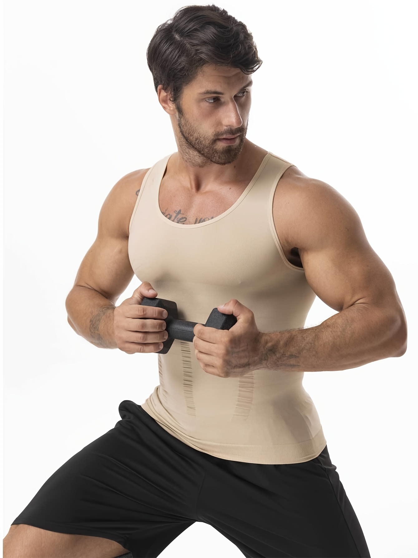 Men's Moisture Wicking Sleeveless Shirt Training Vest
