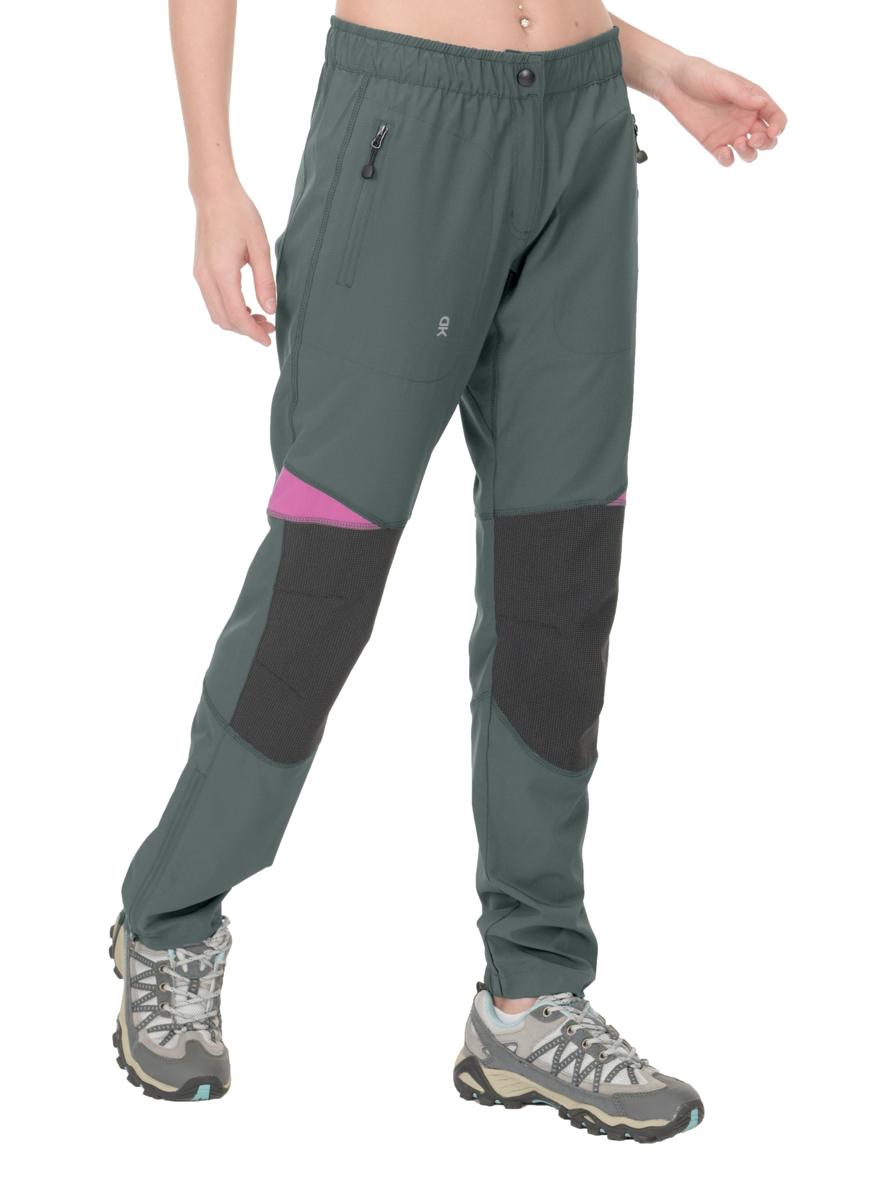 Women's Stretch Convertible Pants Zip-Off Quick Dry Hiking Pants