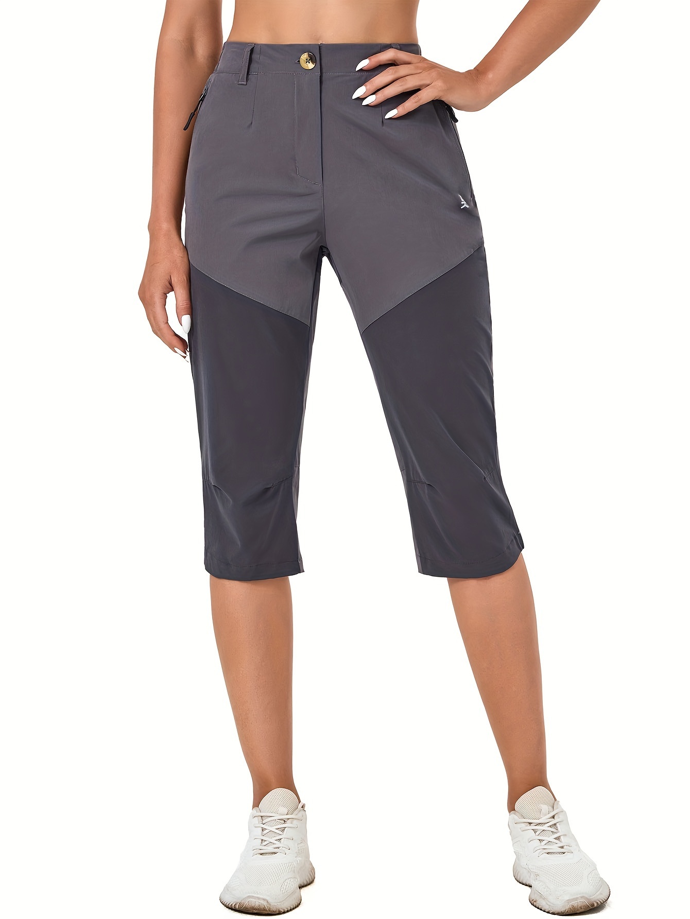 Women's Stretch Capris with Pockets 
