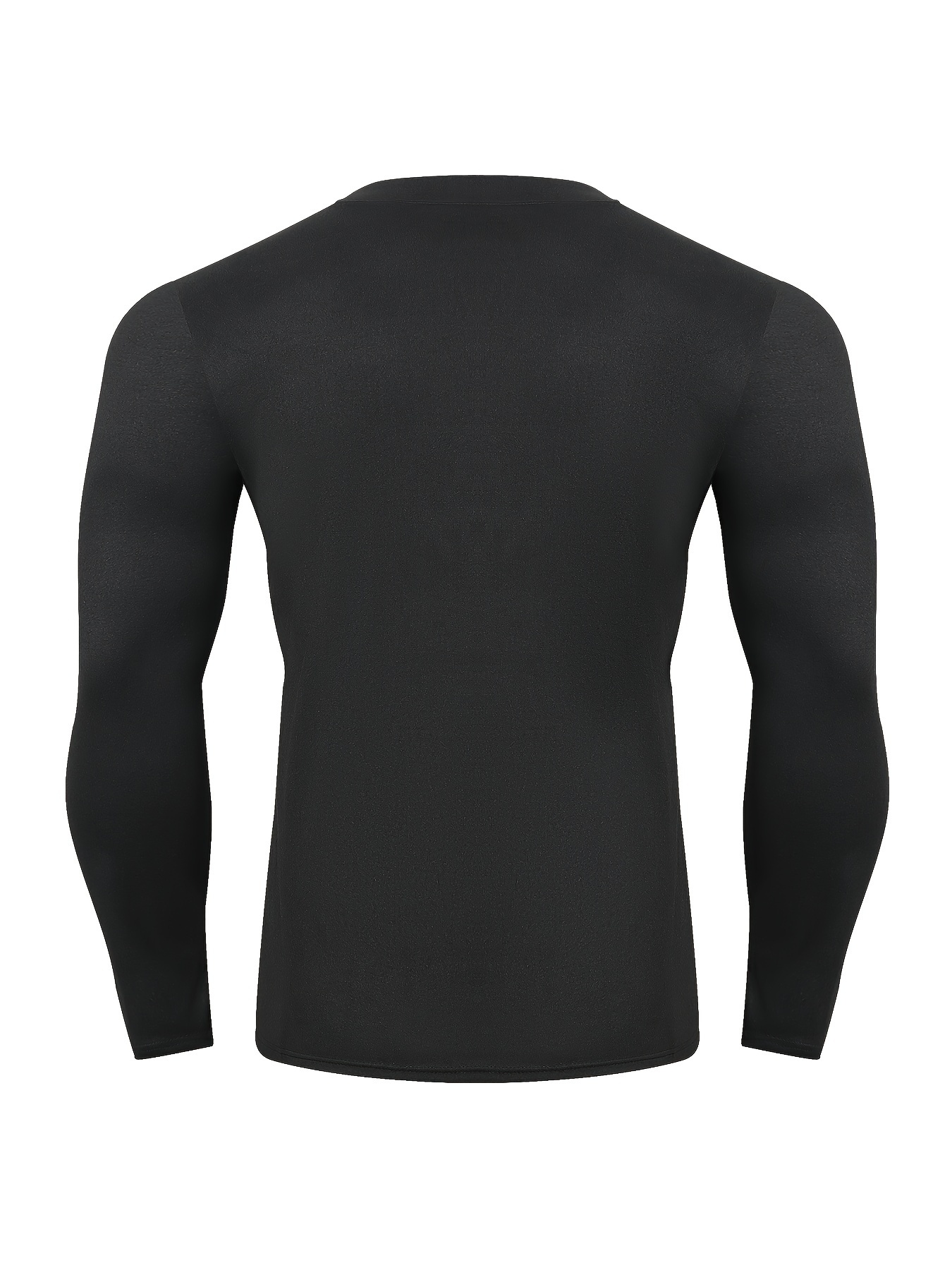 Men's Thermal Long Sleeve Round Neck Shirts Tops