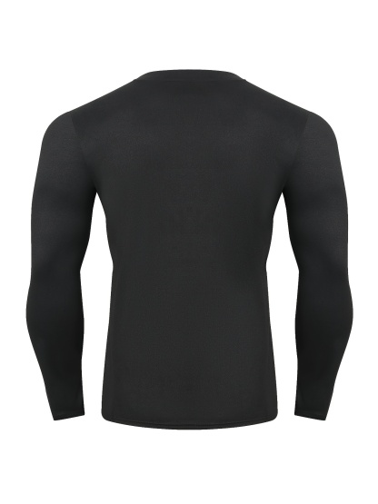 Men's Thermal Long Sleeve Round Neck Shirts Tops
