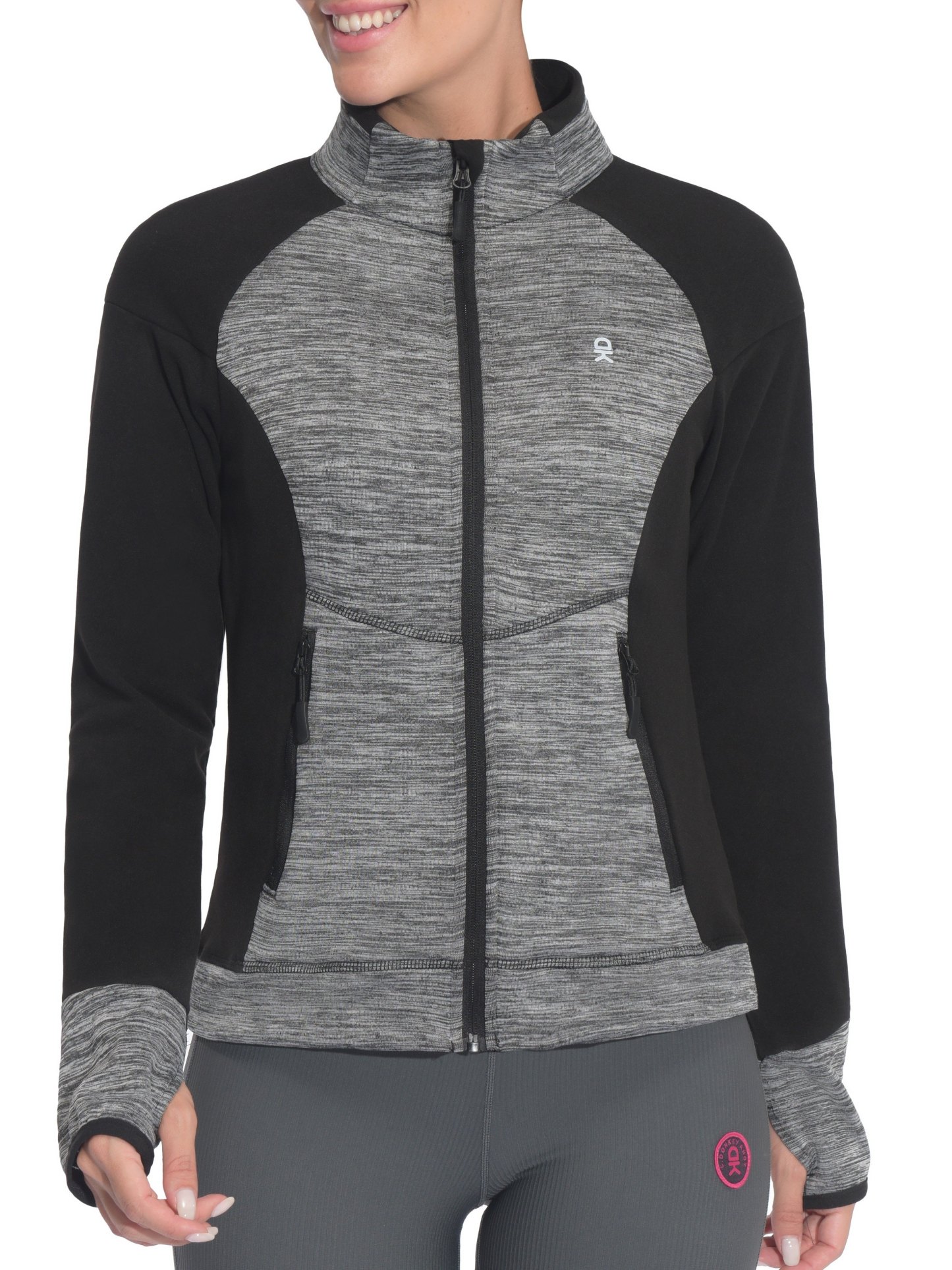 Women's Warm Full Zip Fleece Hybrid Jacket