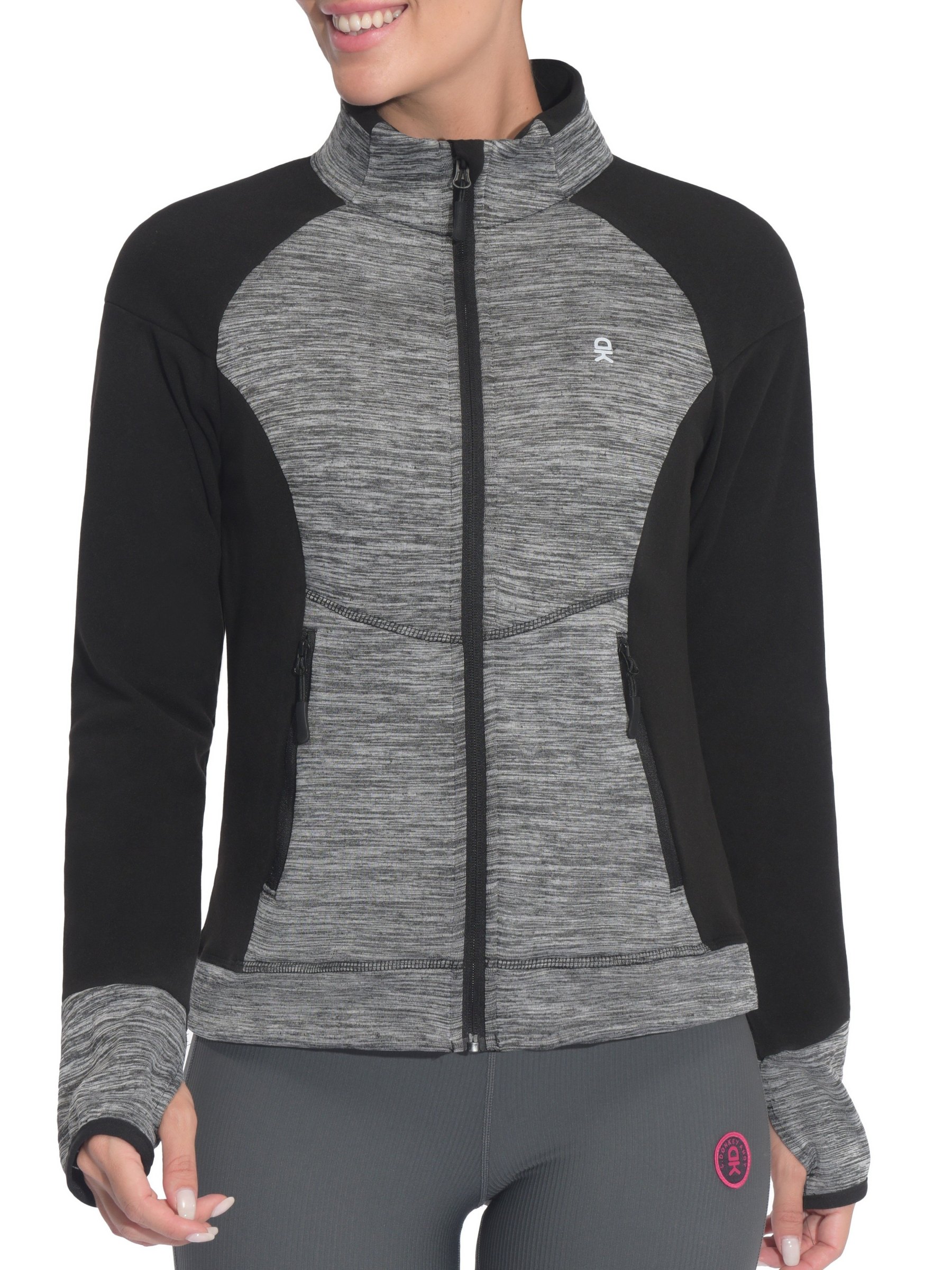 Women's Warm Full Zip Fleece Hybrid Jacket