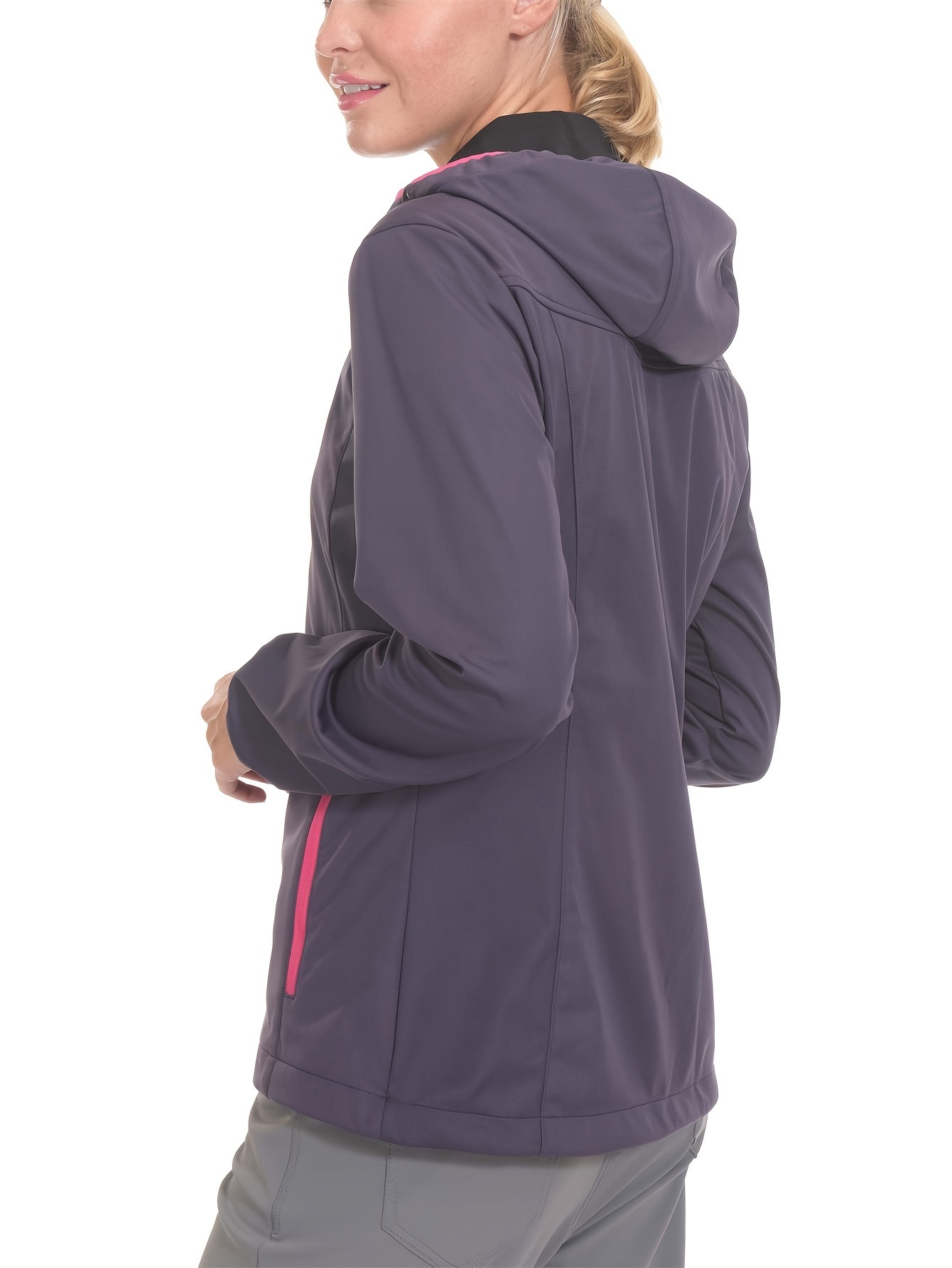 Women's WaterproofLightweight Hooded Jacket