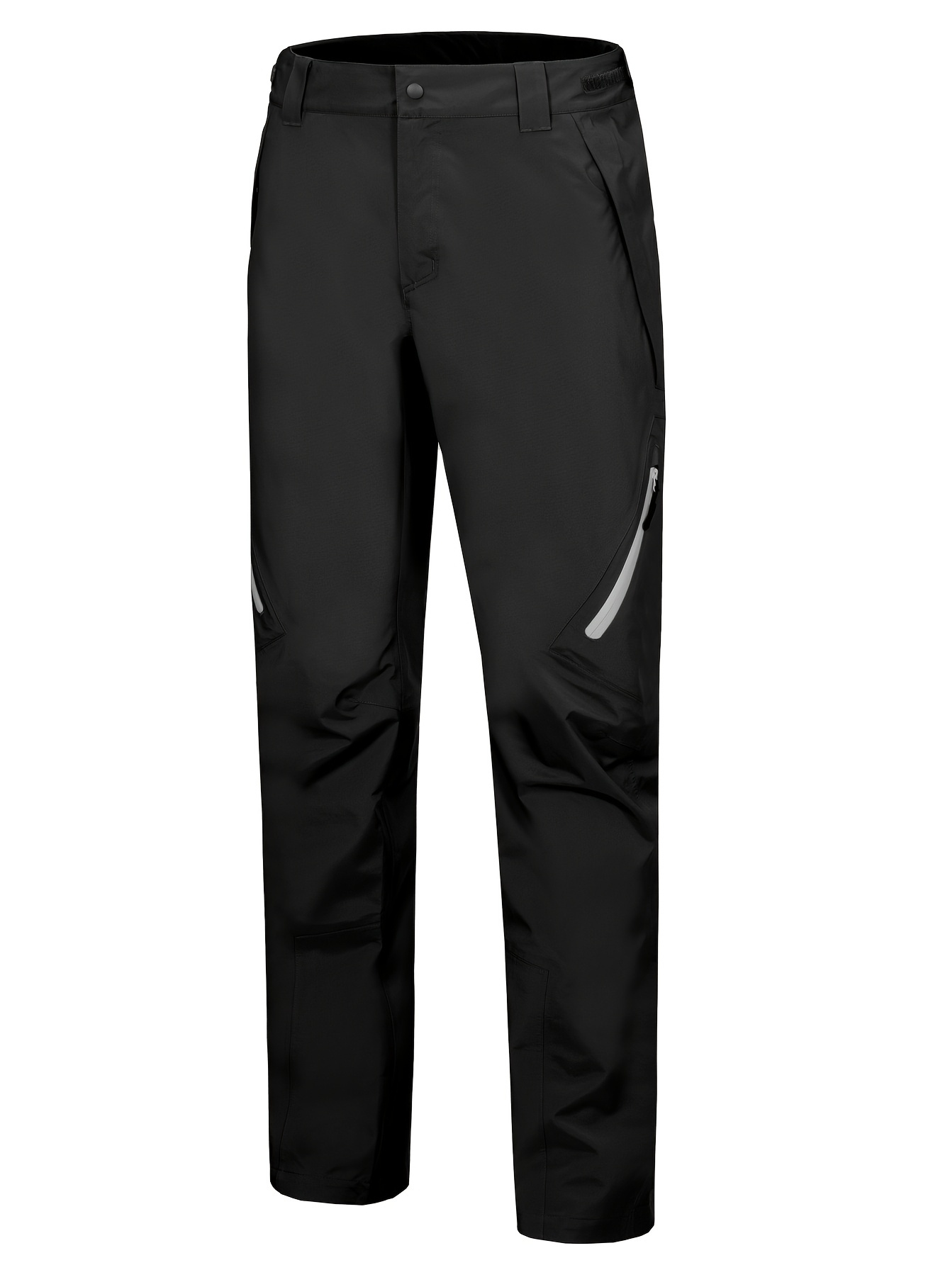 Men's Lightweight Hiking Pants with Multiple Zippered Pockets