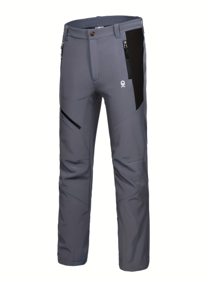 Men's Fleece Lined Softshell Hiking Pants