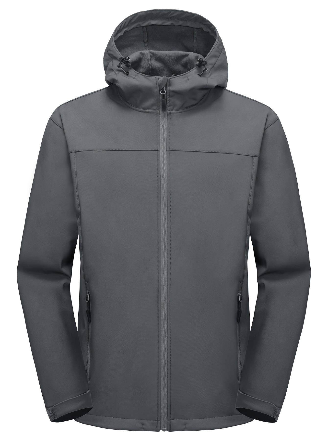 Men's Softshell Jacket with Removable Hood