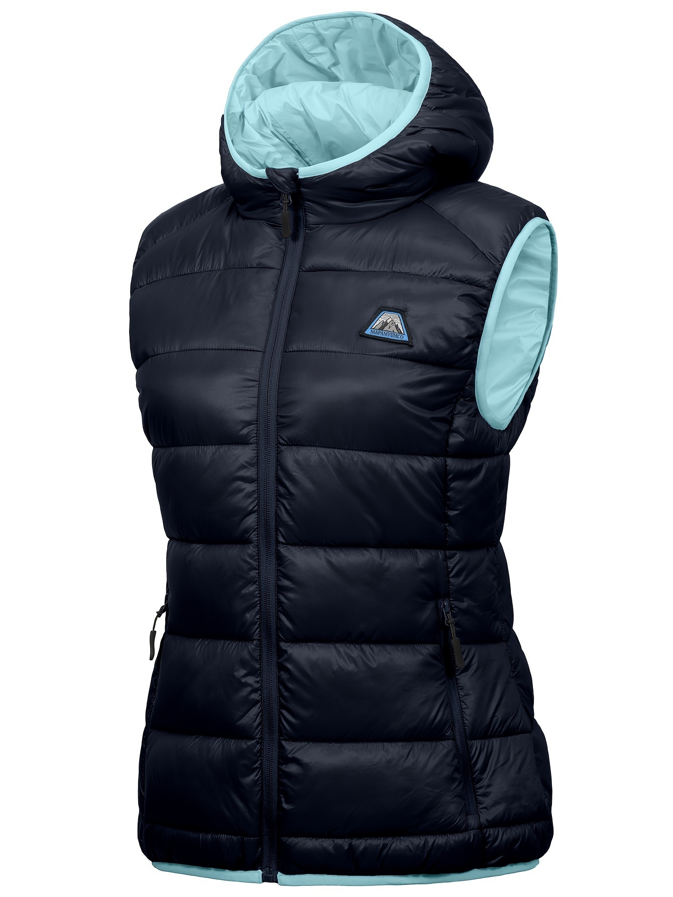 Water-Resistant Lightweight Puffer Vest With Hood