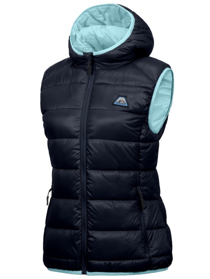 Water-Resistant Lightweight Puffer Vest With Hood