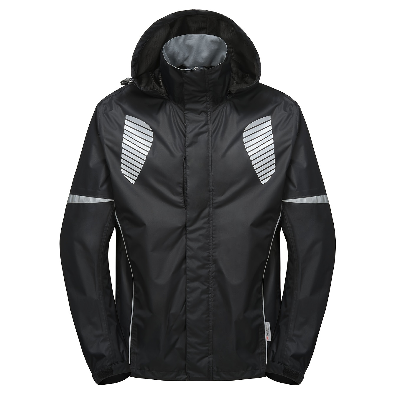  Reflective Men's Running Cycling Rain Jacket
