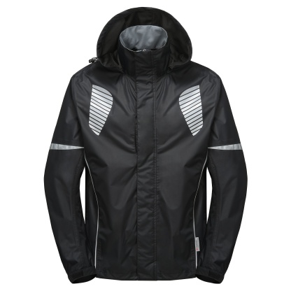  Reflective Men's Running Cycling Rain Jacket