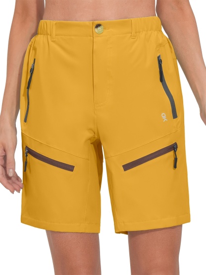 Women'S 9 Inch Inseam Quick Dry Stretch Lightweight Cargo Shorts
