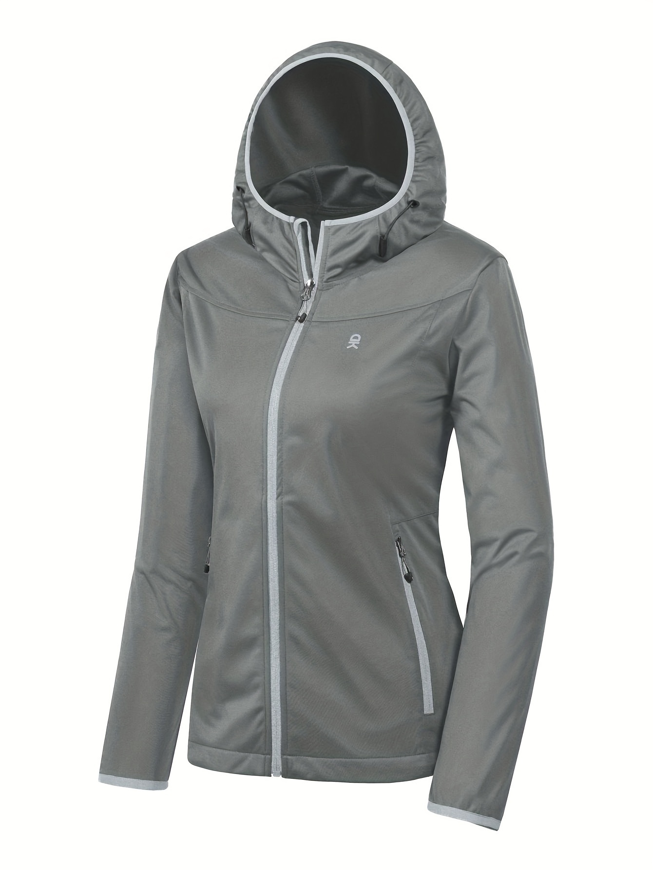 Women's WaterproofLightweight Hooded Jacket