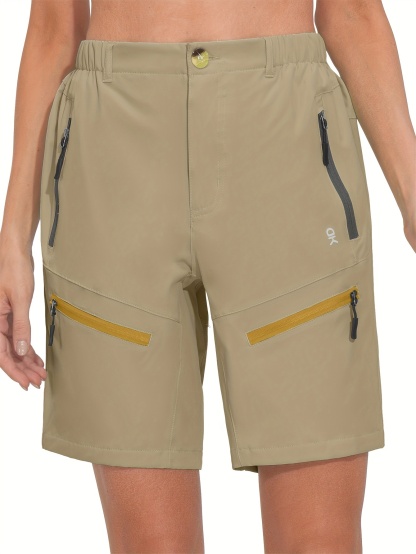 Women'S 9 Inch Inseam Quick Dry Stretch Lightweight Cargo Shorts