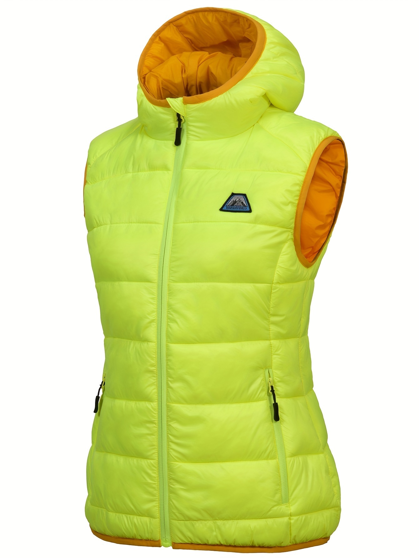 Water-Resistant Lightweight Puffer Vest With Hood