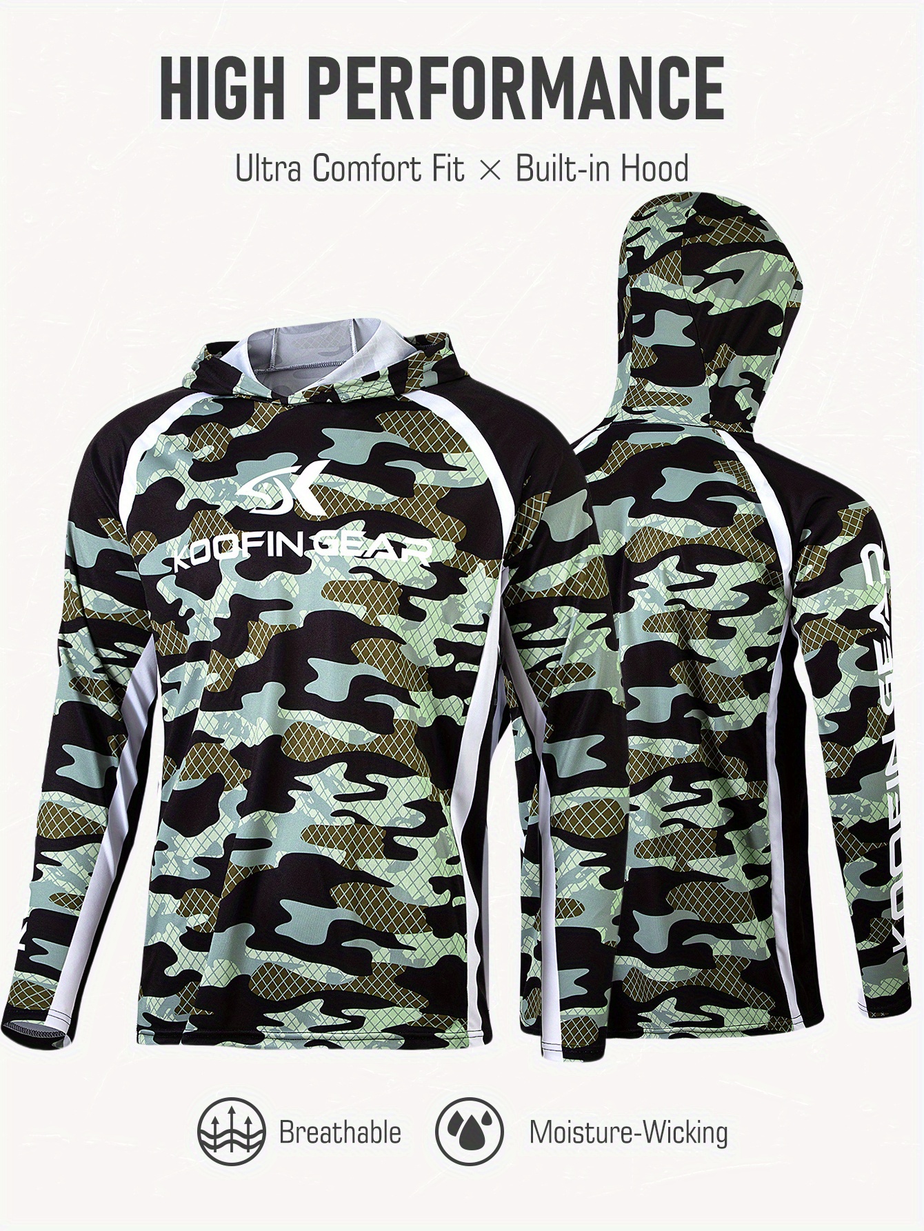  Men's High Performance Quick-Dry Hoodie 