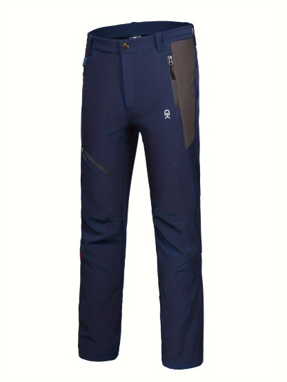 Men's Fleece Lined Softshell Hiking Pants