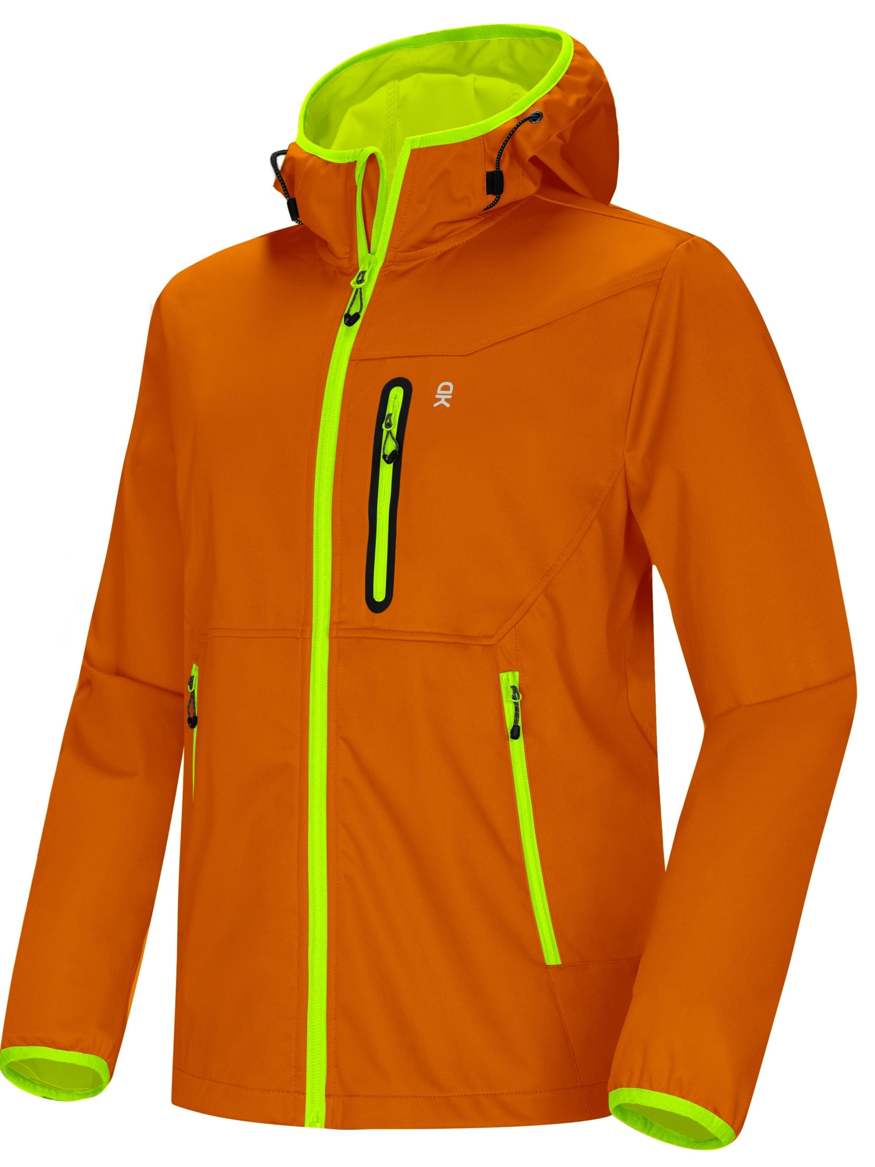 Men's Lightweight Windproof Softshell Hooded Jacket