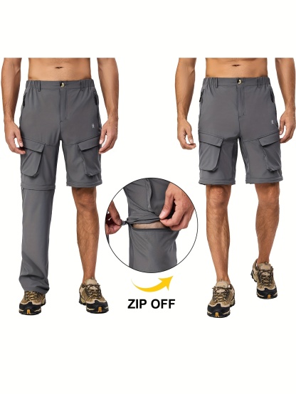 Men's Zip Off Convertible Quick Dry Cargo Pants 