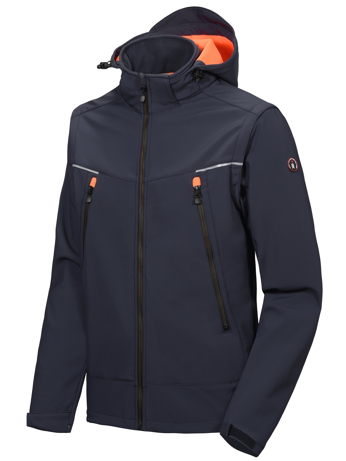 Men's Detachable Sleeves & Hood Softshell Jacket