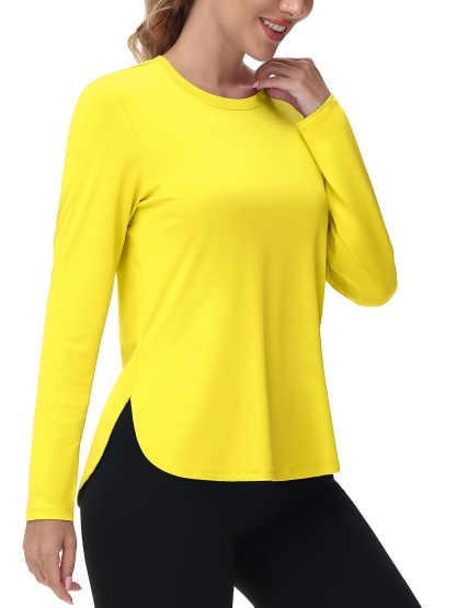 Lightweight Quick Dry Women's Long Sleeve Sun Protection T-Shirt