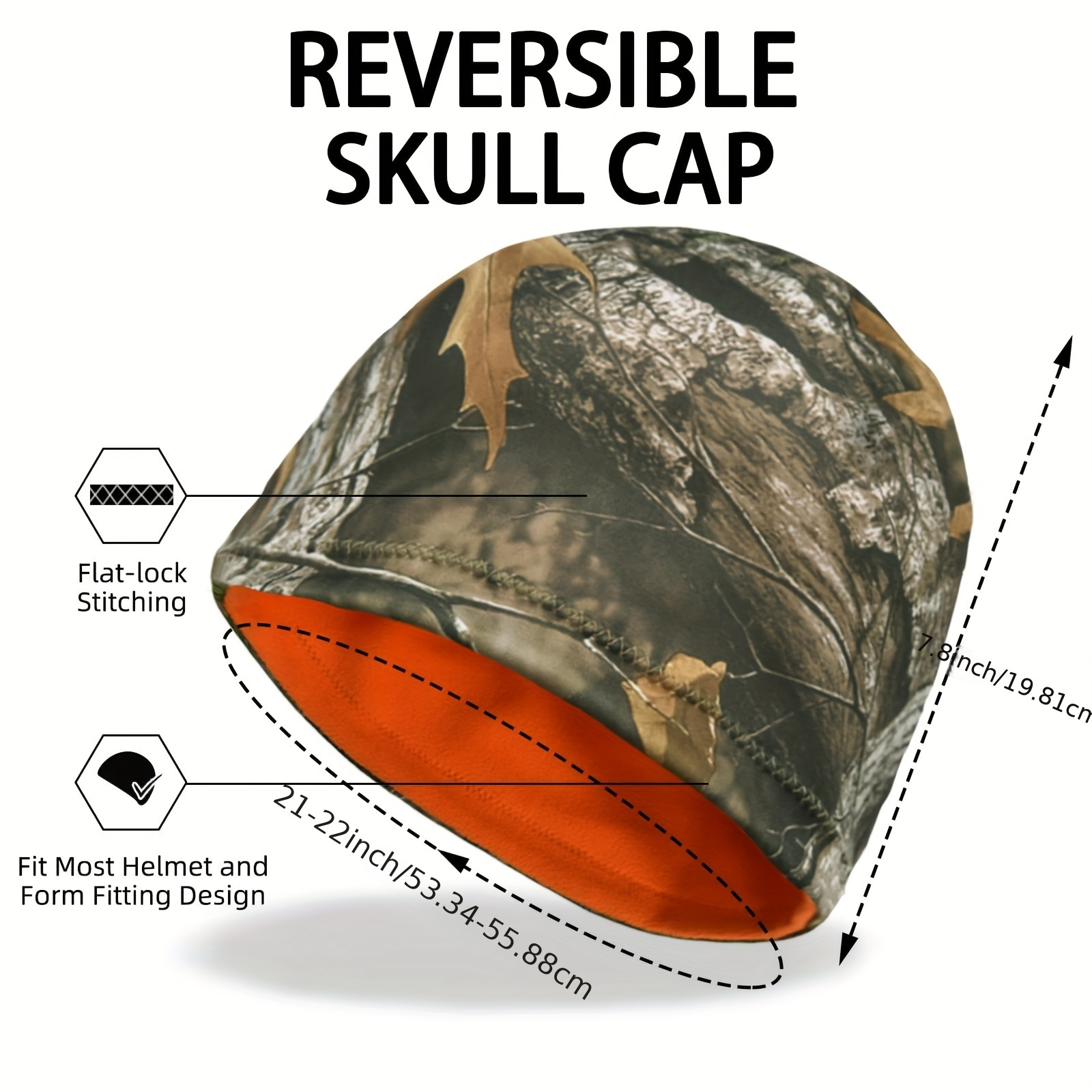 Outdoor Warm Camouflage Windproof Coldproof Double-sided Hat