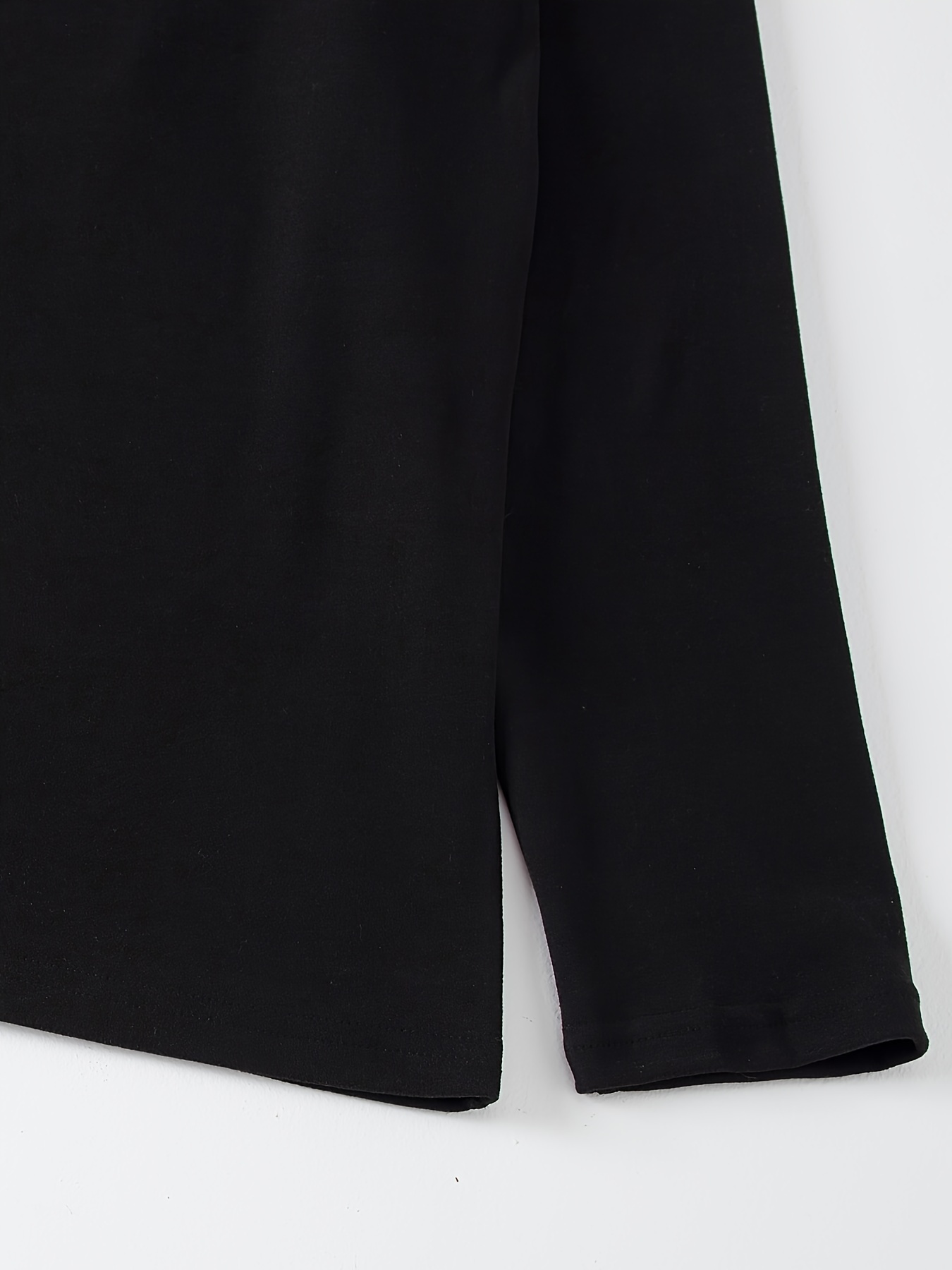 3PCS Men's Elegant Solid Deer Head Print Thermal Long Sleeve T-shirt 