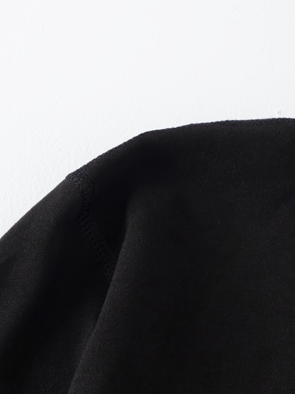 3pcs Men's Double-Sided Fleece Turtleneck Long Sleeve T-Shirts Tops