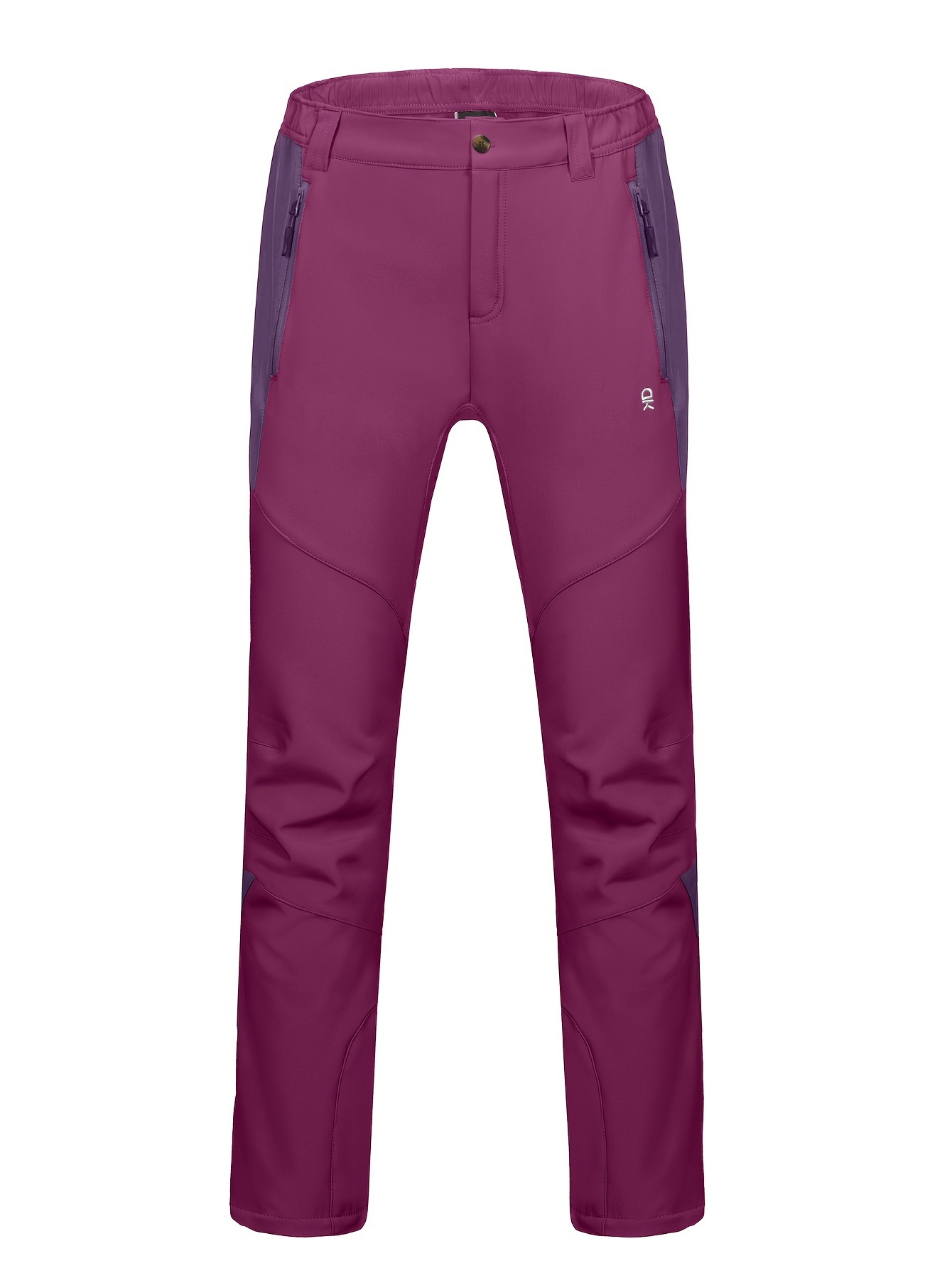 Women's Softshell Hiking Pants with Reinforced Knees & Elastic Cuffs