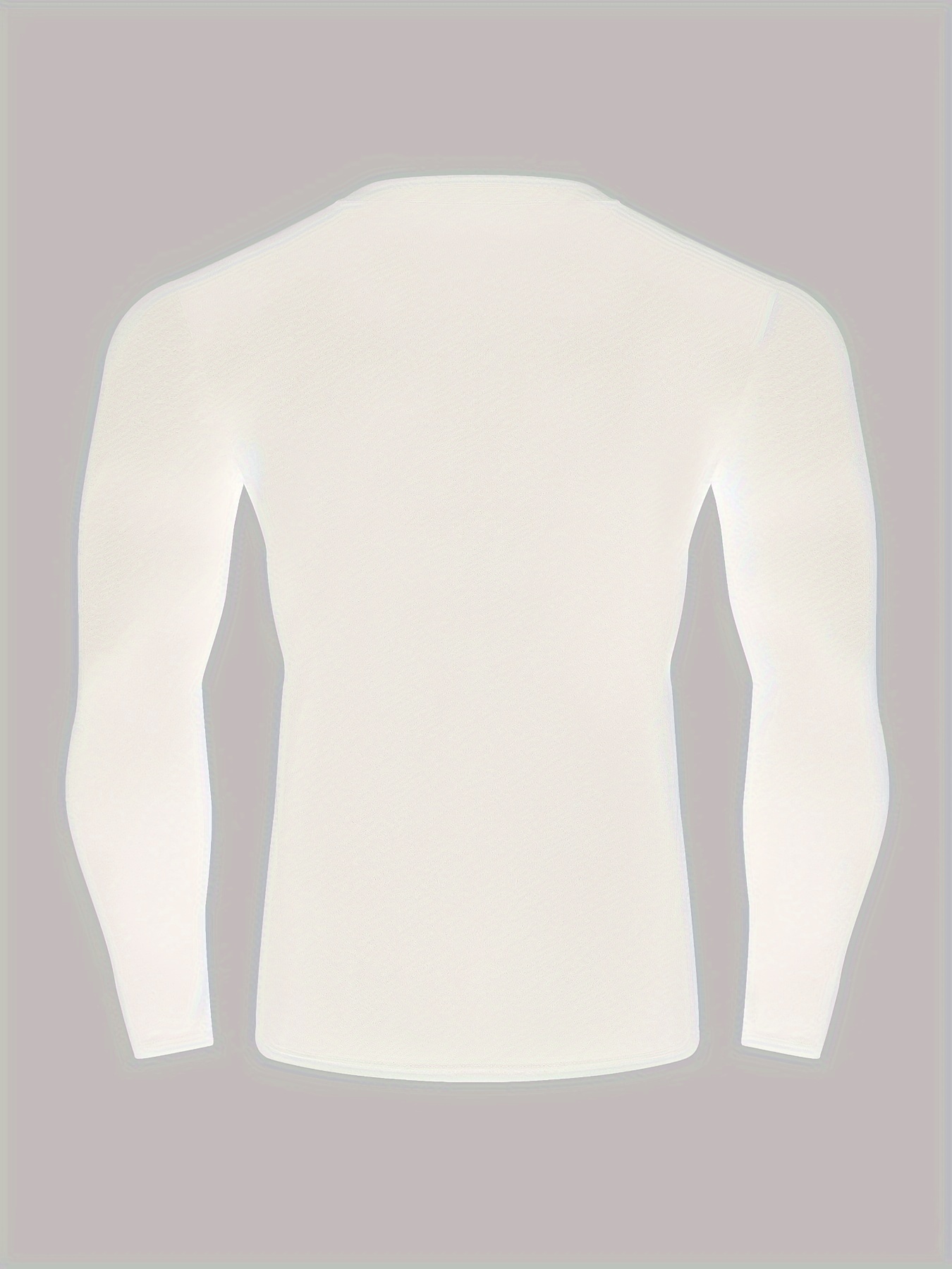 Men's Thermal Long Sleeve Round Neck Shirts Tops