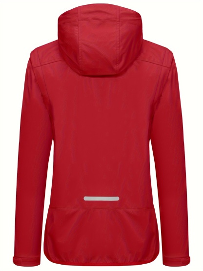 Women's Detachable Sleeve Softshell Hooded Jacket