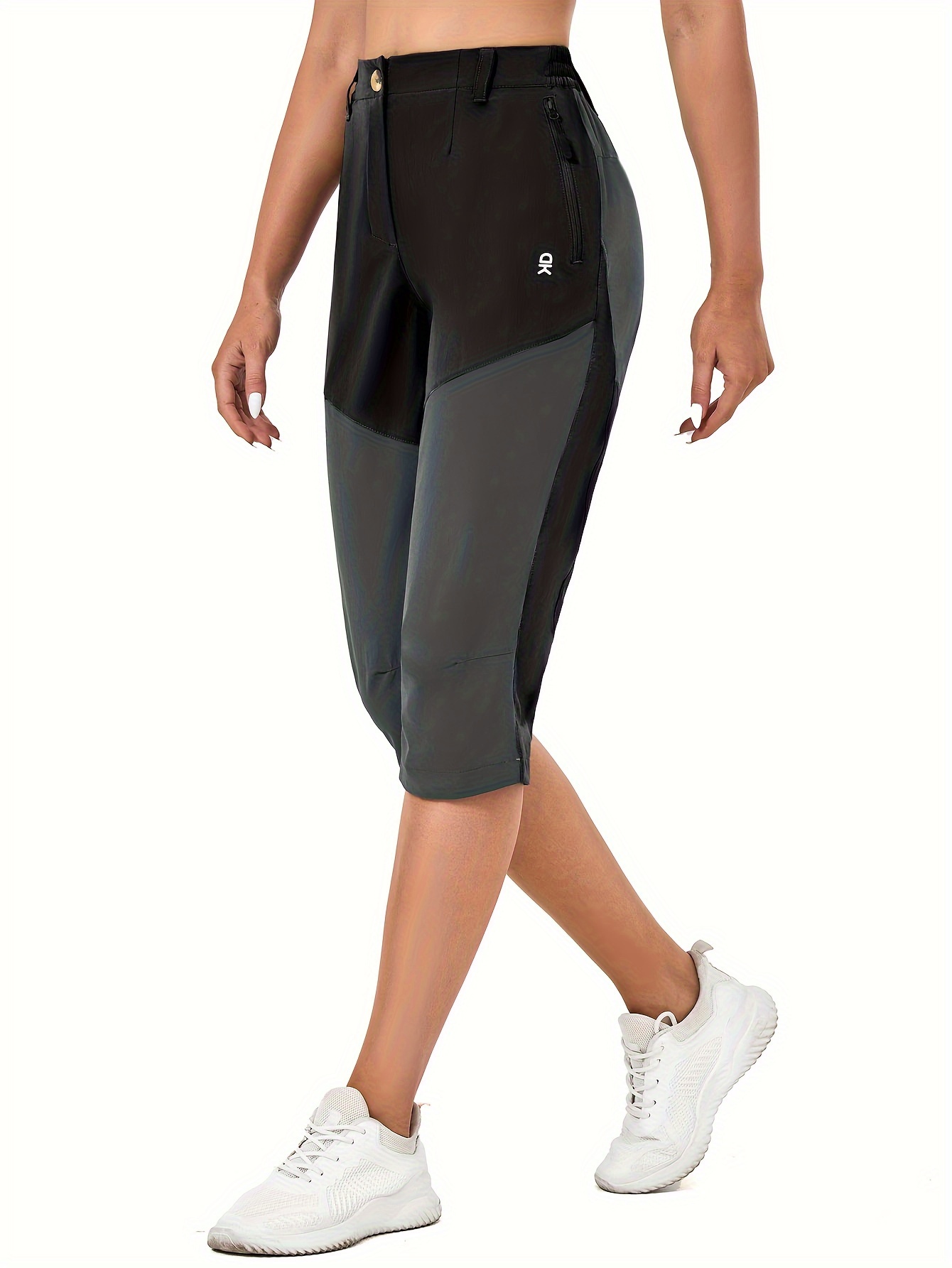 Women's Stretch Capris with Pockets 