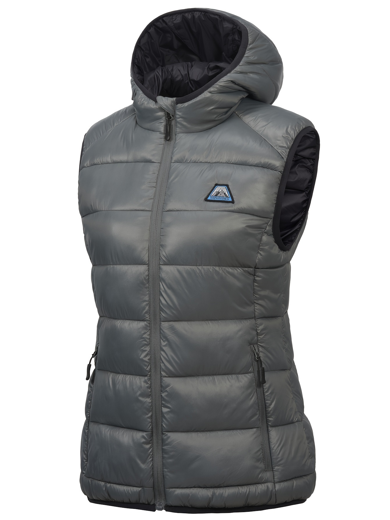 Water-Resistant Lightweight Puffer Vest With Hood