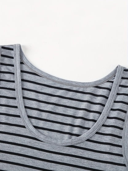 3pcs Men's Striped Tank Tops 