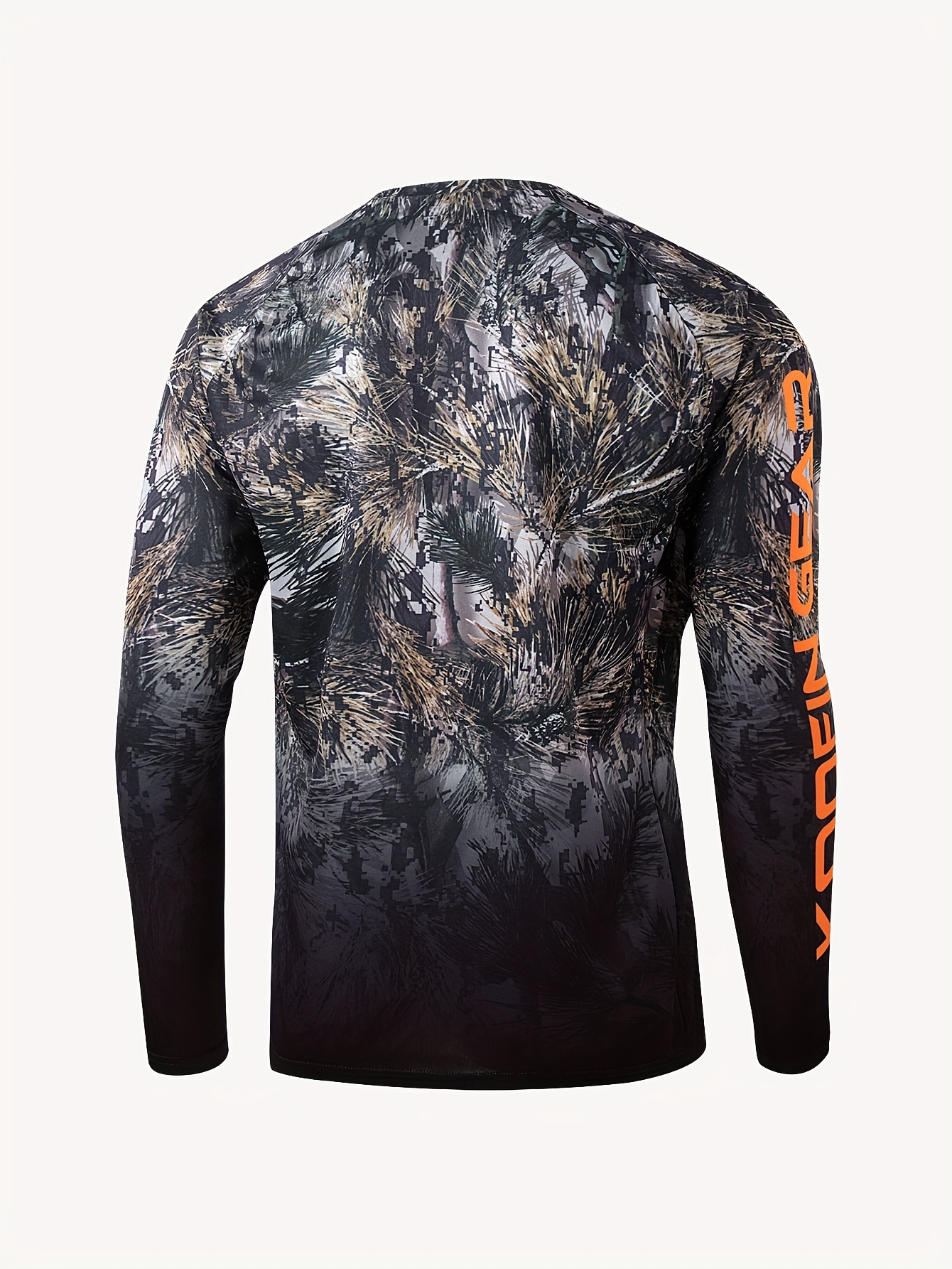 Men's High Performance Tree Camo Long Sleeve Shirt