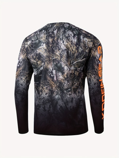 Men's High Performance Tree Camo Long Sleeve Shirt