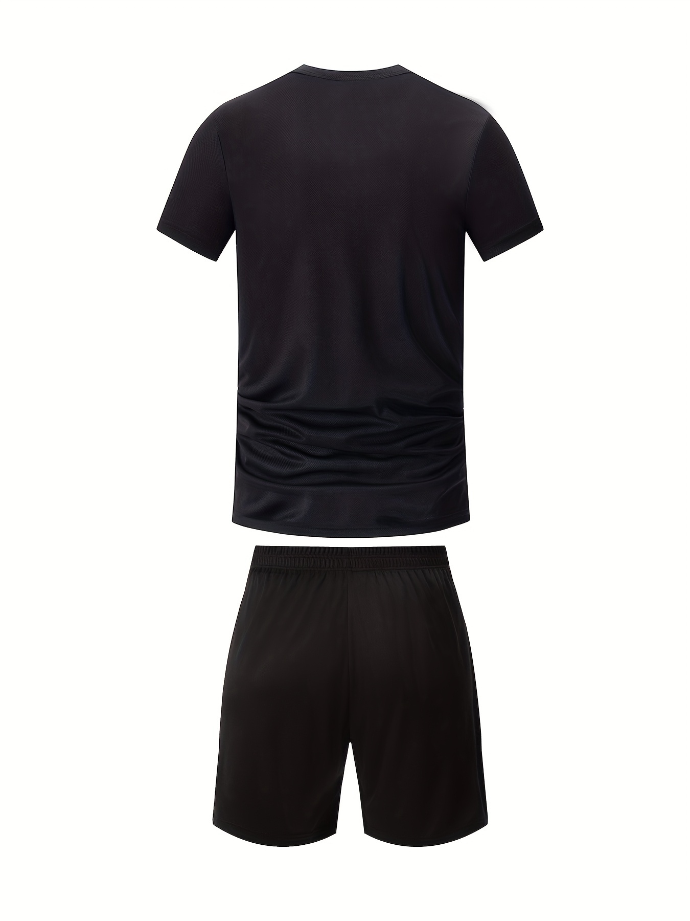 8pcs Set of Men's Short-Sleeve T-Shirt And Shorts for Sports