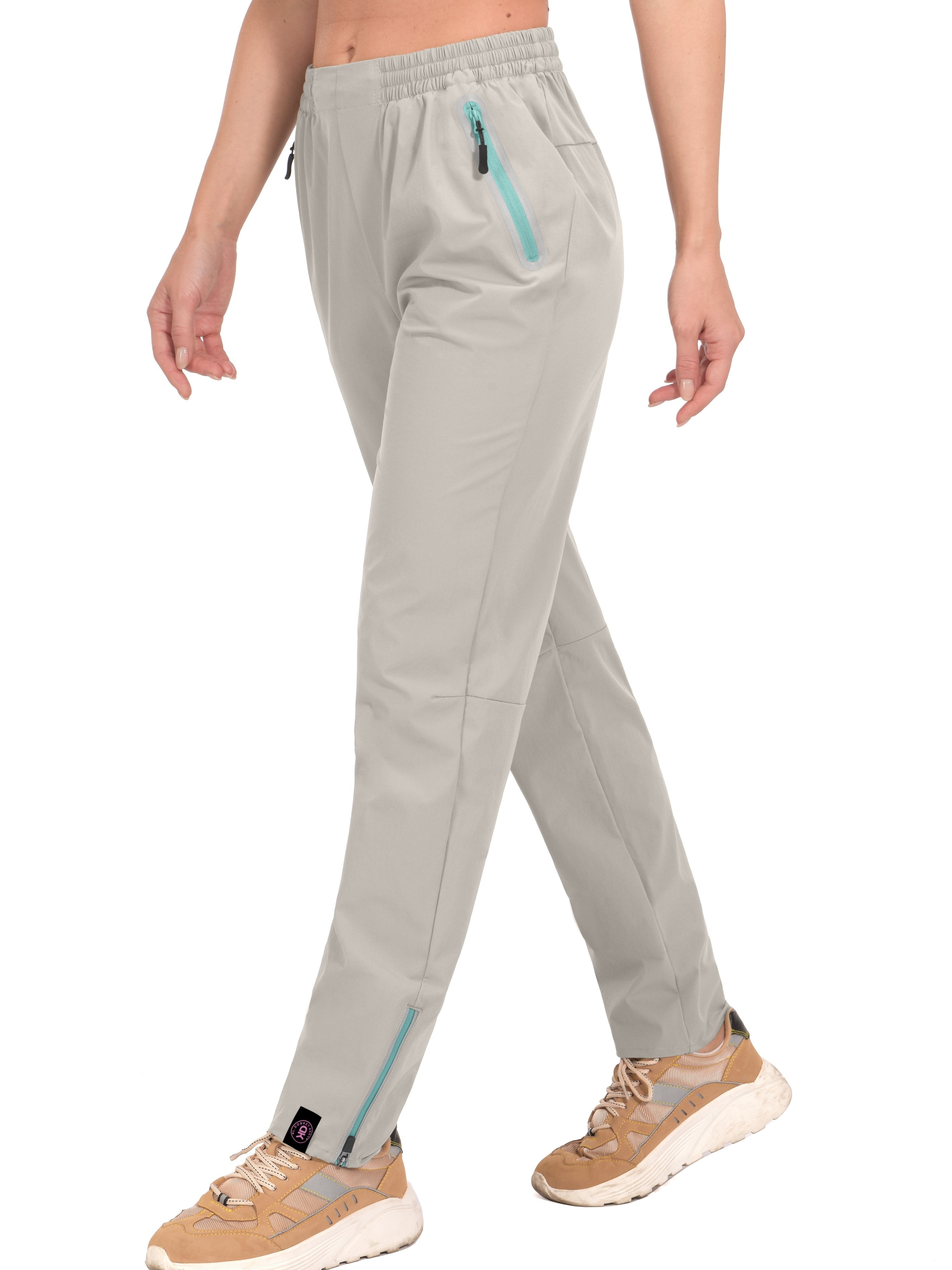 Womens ComfortFit Elastic Waist Sports Pants 