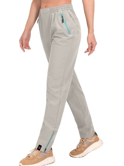 Womens ComfortFit Elastic Waist Sports Pants 