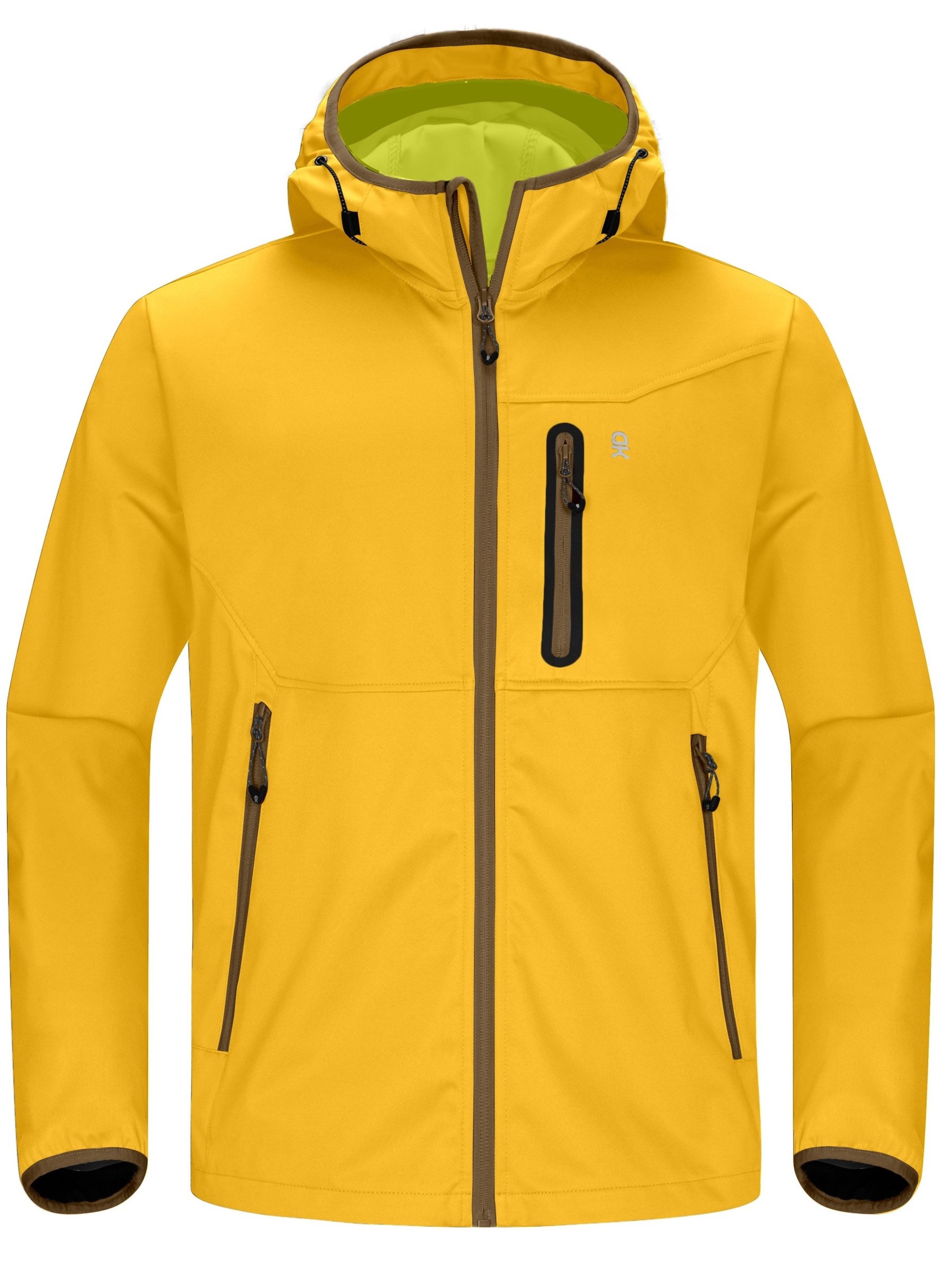 Men's Lightweight Windproof Softshell Hooded Jacket