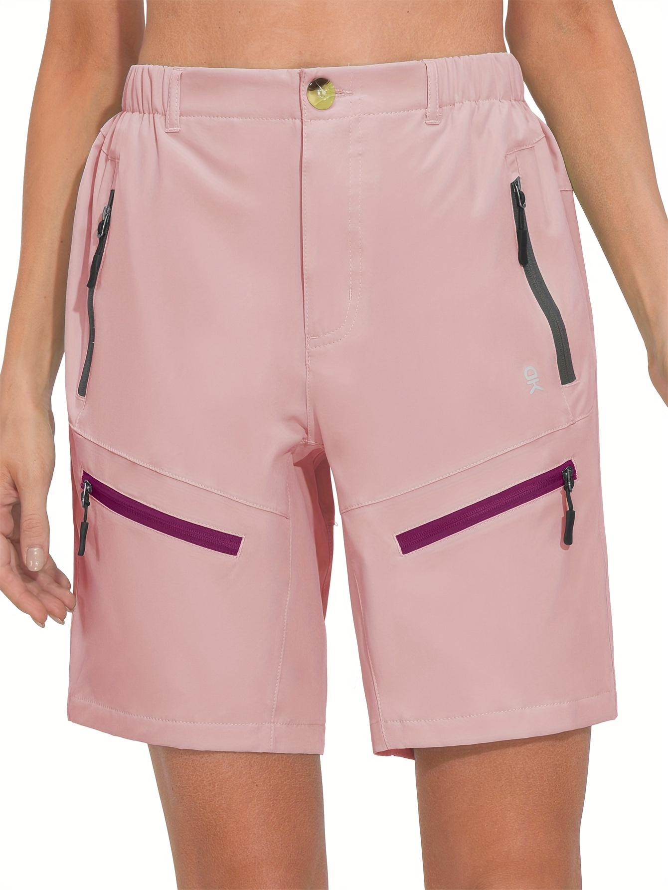 Women'S 9 Inch Inseam Quick Dry Stretch Lightweight Cargo Shorts