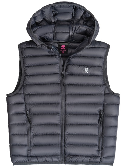  Packable Lightweight Faux- Hooded Vest