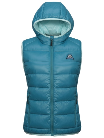 Water-Resistant Lightweight Puffer Vest With Hood