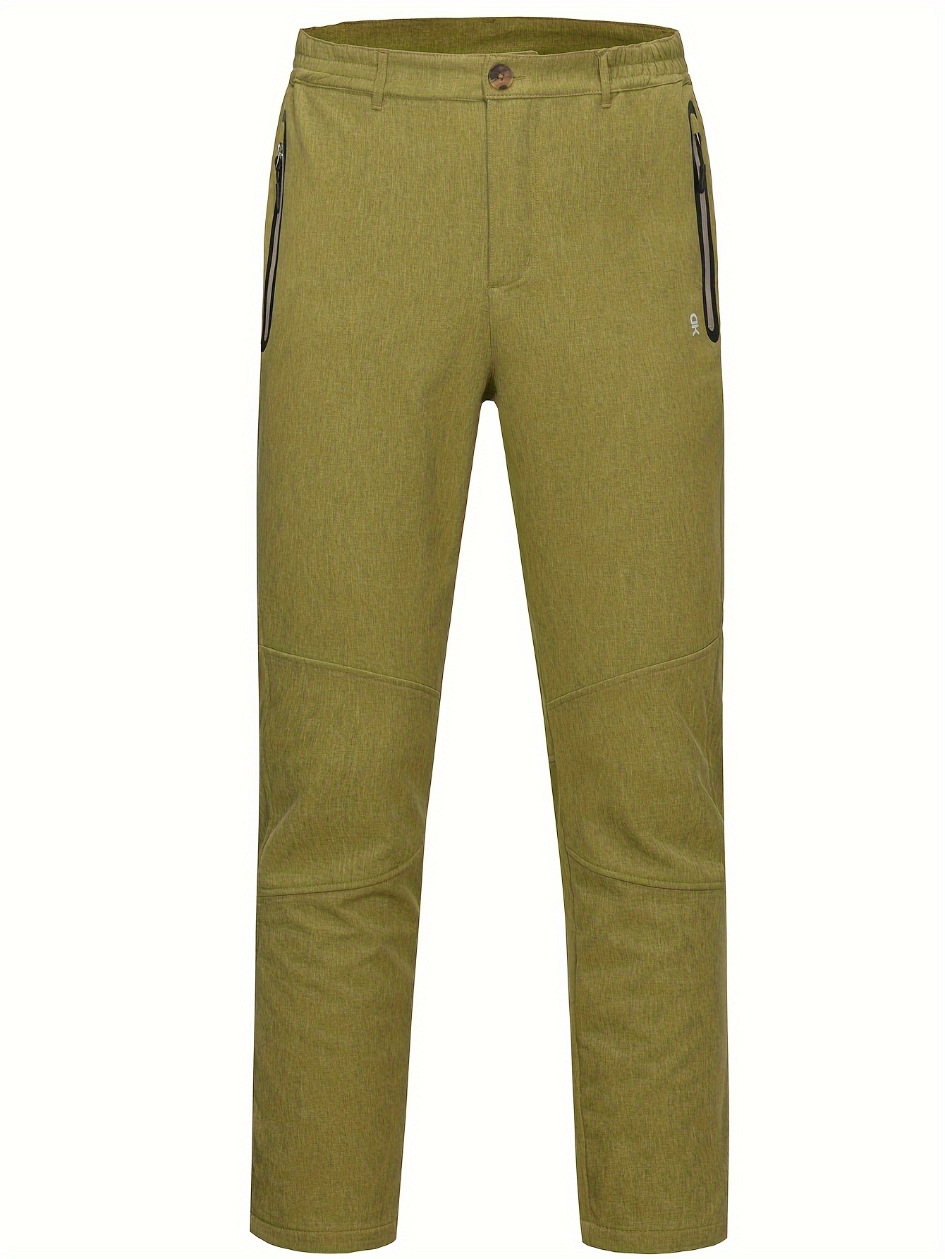 Men's Windproof Fleece Lined Hiking Cargo Pants