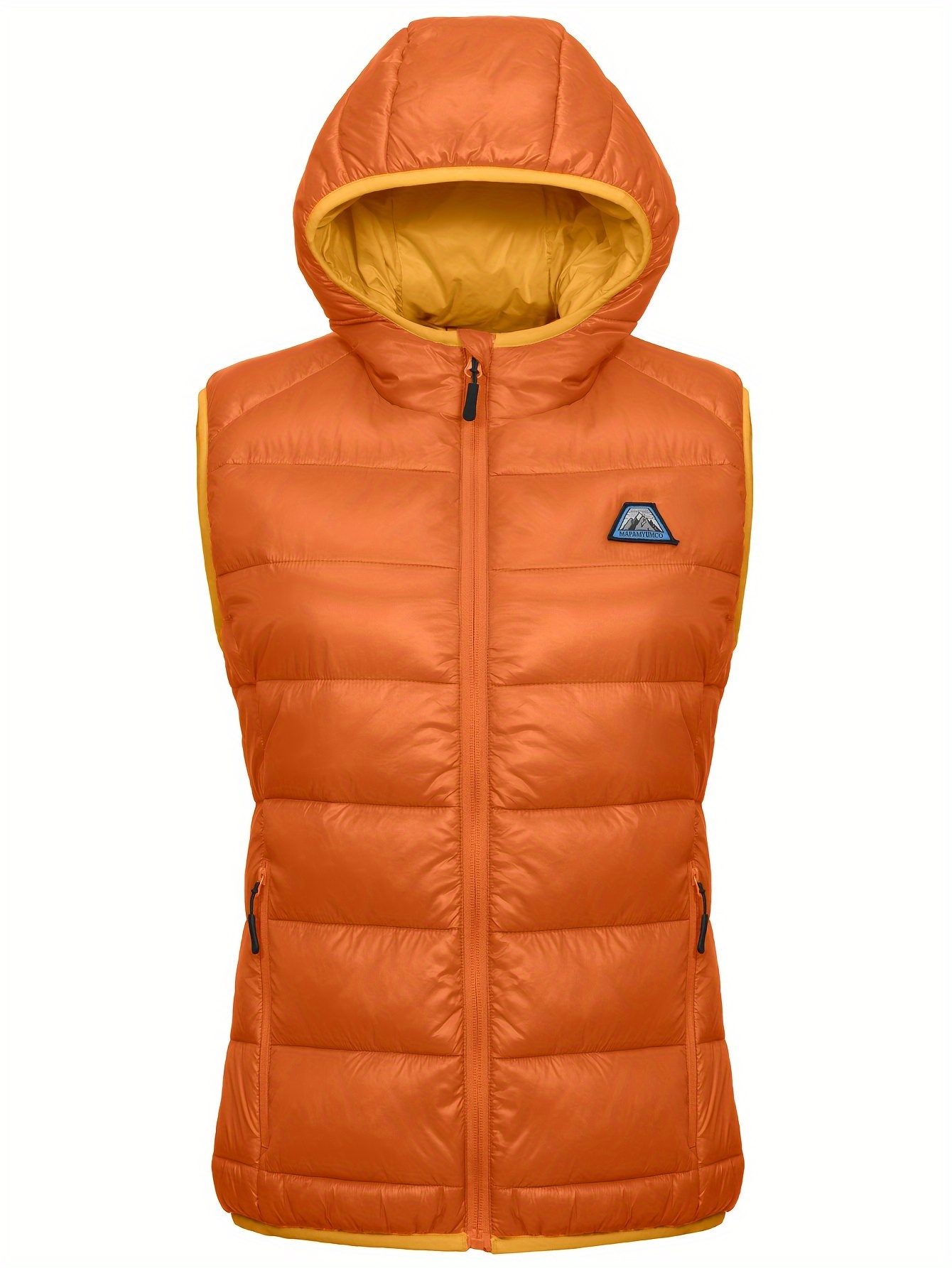 Water-Resistant Lightweight Puffer Vest With Hood