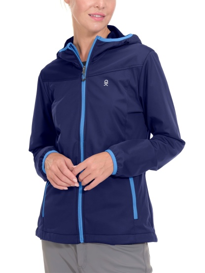 Women's WaterproofLightweight Hooded Jacket