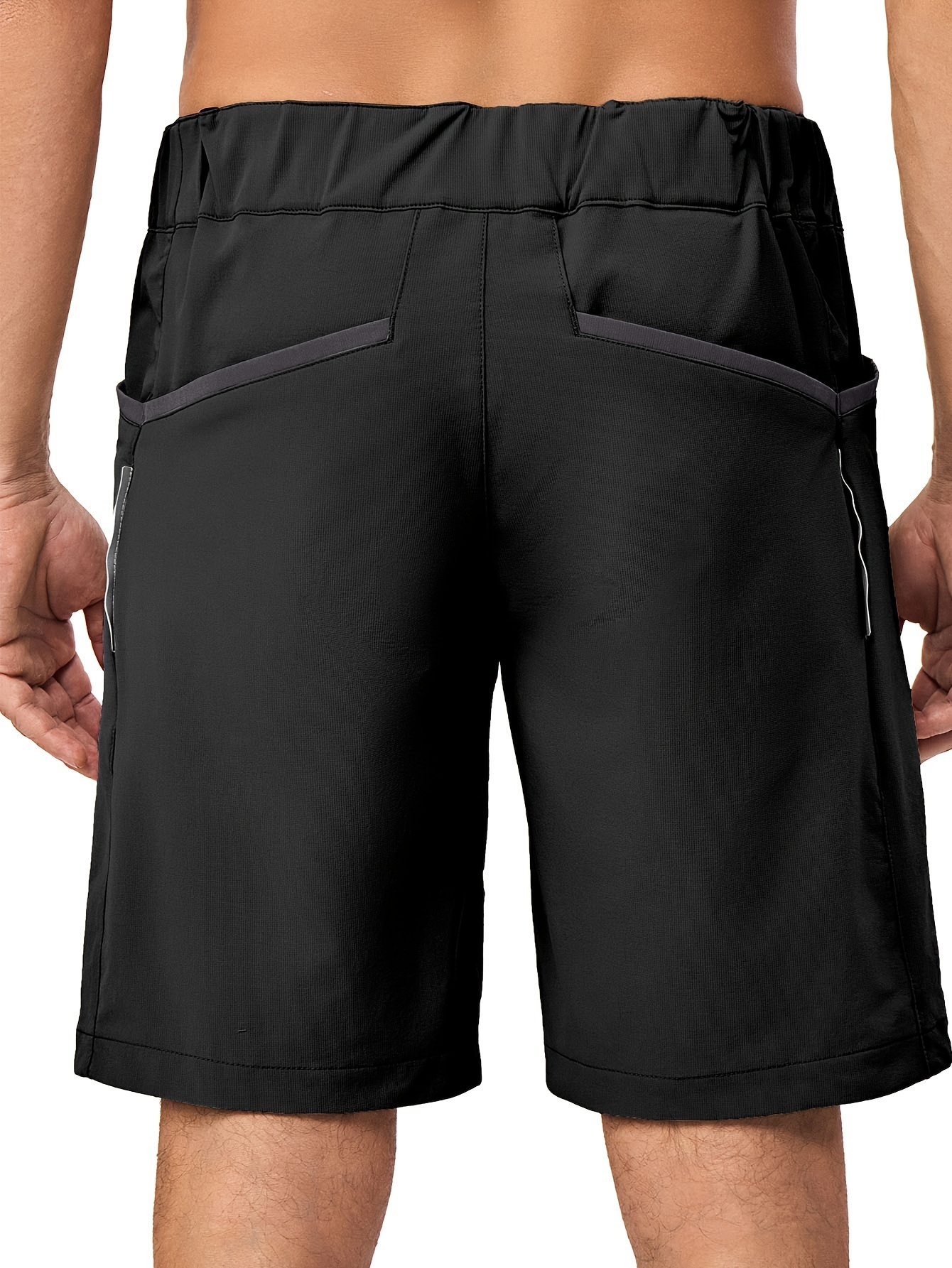 Men Stretch Quick Dry 9 Inch Inseam Shorts 